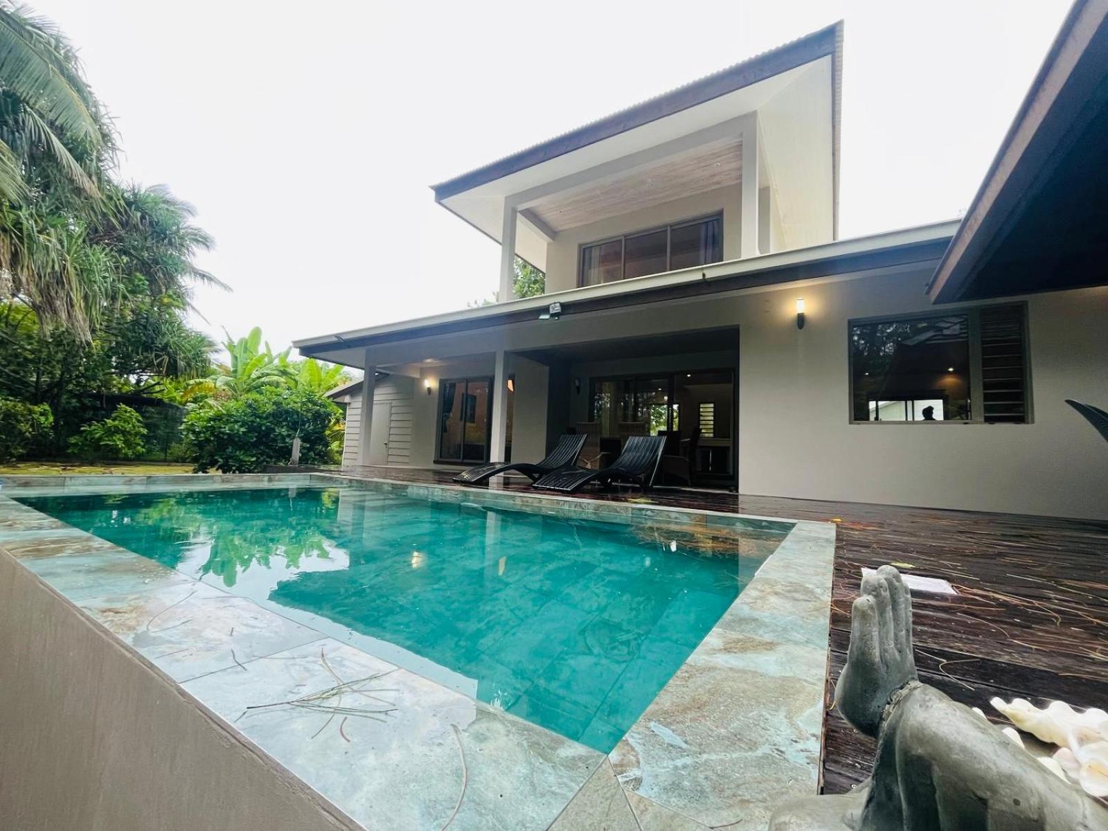 Moorea Temae Villa Walking Dist Beach And Golf Exteriör bild